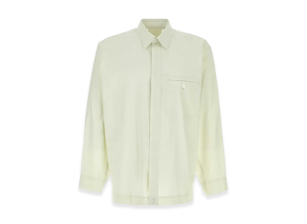 COMME des GARCONS HOMME Cotton Shirt "Light Green"