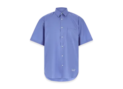 COMME des GARCONS HOMME Logo Embroidery Short Sleeve Shirt "Blue"