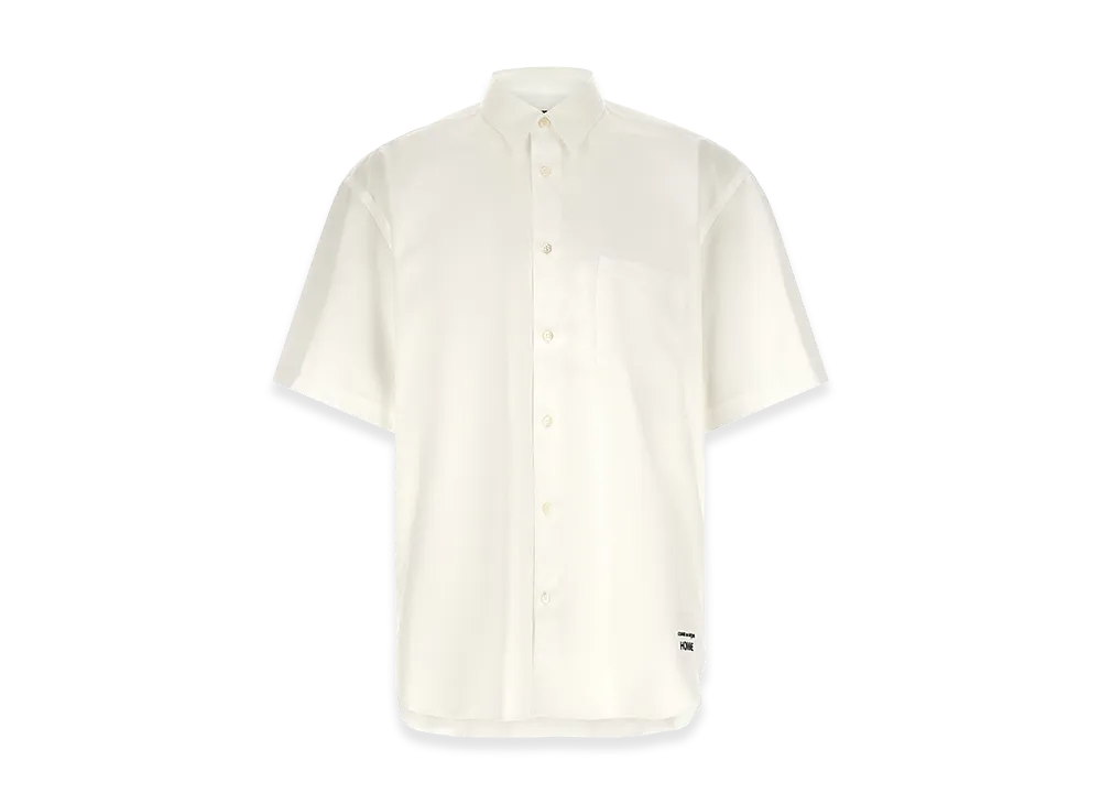 COMME des GARCONS HOMME Logo Embroidery Short Sleeve Shirt 