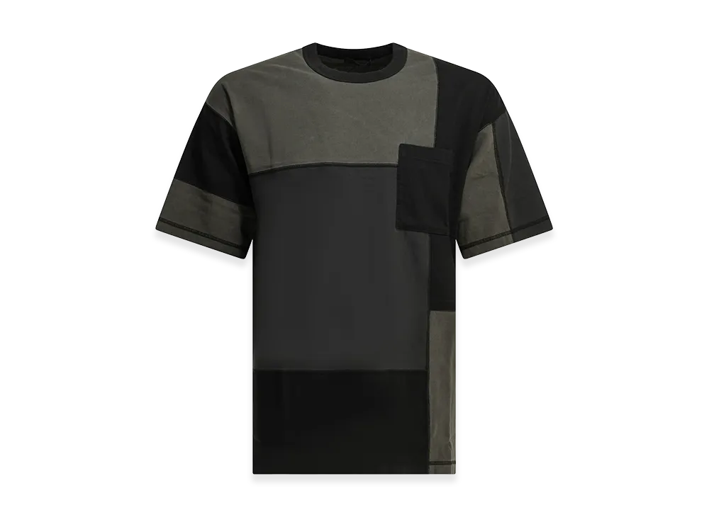 COMME des GARCONS HOMME Patchwork Crewneck T-Shirt "Black"