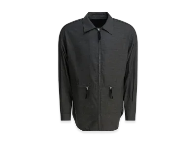 COMME des GARCONS HOMME Cotton Overshirt Jacket "Black"
