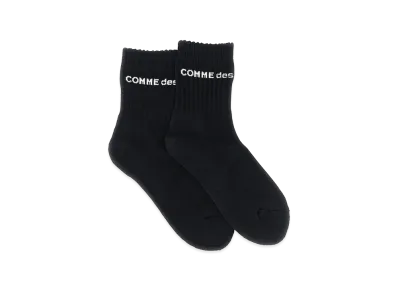 COMME des GARCONS HOMME Logo Socks "Black"