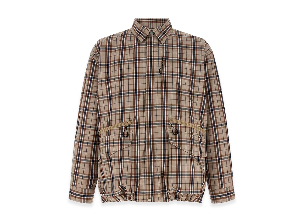 COMME des GARCONS HOMME Check Overshirt "Beige"