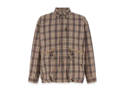 COMME des GARCONS HOMME Check Overshirt "Beige"