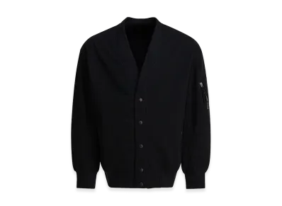 COMME des GARCONS HOMME Cotton Cardigan "Black"