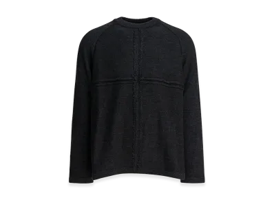 COMME des GARCONS HOMME Wool Crewneck Sweater "Dark Gray"