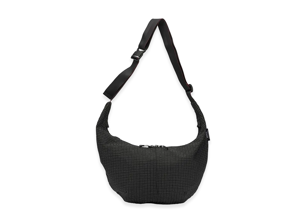 COMME des GARCONS HOMME Grid Check Large Shoulder Bag "Black"