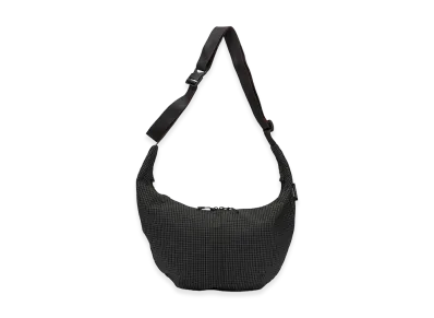 COMME des GARCONS HOMME Grid Check Large Shoulder Bag "Black"