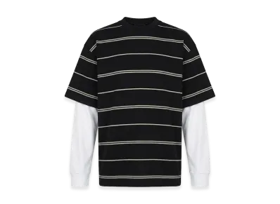 COMME des GARCONS HOMME Stripes Double Sleeve Tee "Multicolor"