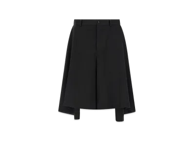 COMME des GARCONS HOMME Extra Loose Leg Bermuda Shorts "Black"