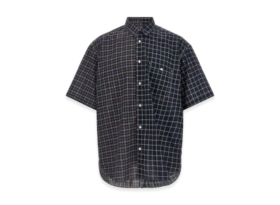 COMME des GARCONS HOMME Check Patterned Shirt "Black"