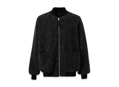 COMME des GARCONS HOMME Reversible Wool Blouson "Charcoal Gray/Black"