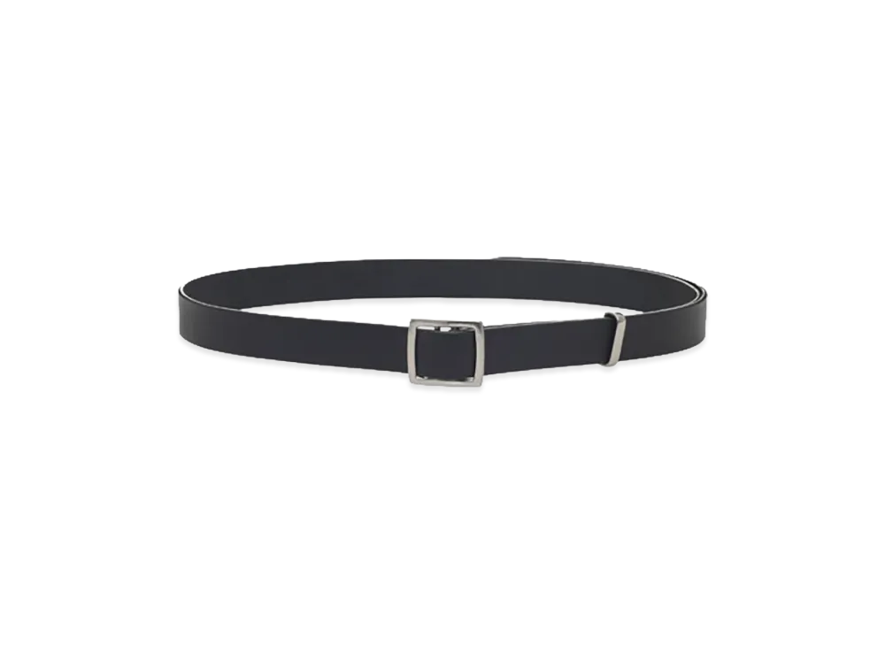 COMME des GARCONS HOMME Steer Oil Smooth Holeless Belt 30mm "Black"