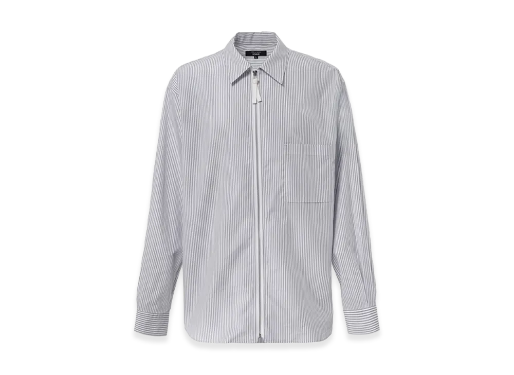 COMME des GARCONS HOMME Cotton Stripe Zip-Up Shirts "Stripe"