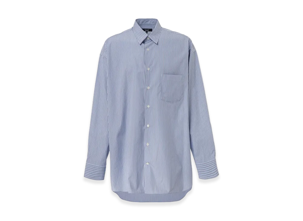 COMME des GARCONS HOMME Cotton Stripe Shirts "Saxe Blue"