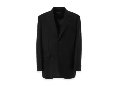 COMME des GARCONS HOMME Wool Serge Classic Jacket "Black"