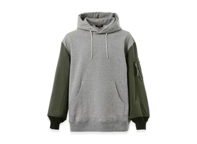 COMME des GARCONS HOMME Militaly Mix Sweat Hoody "Khaki"