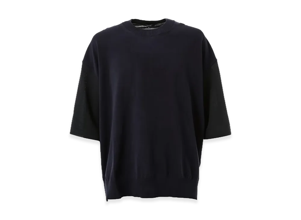 COMME des GARCONS HOMME Knit Exchange T-Shirt "Navy"
