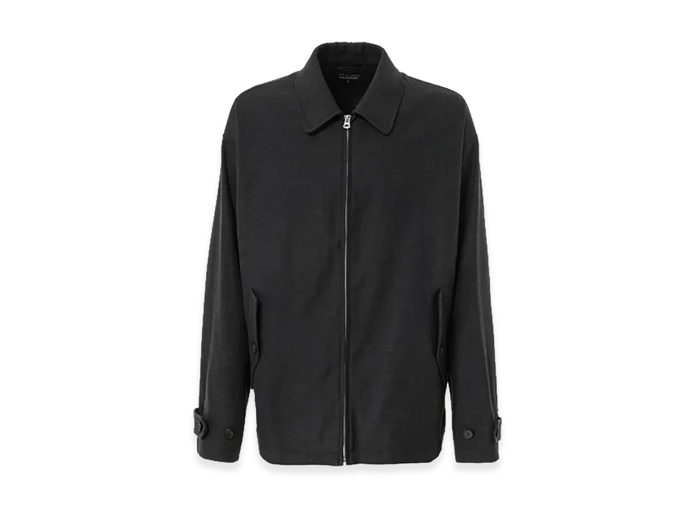 COMME des GARCONS HOMME Cotton Wool Sarge Zip Jacket "Charcoal Gray"