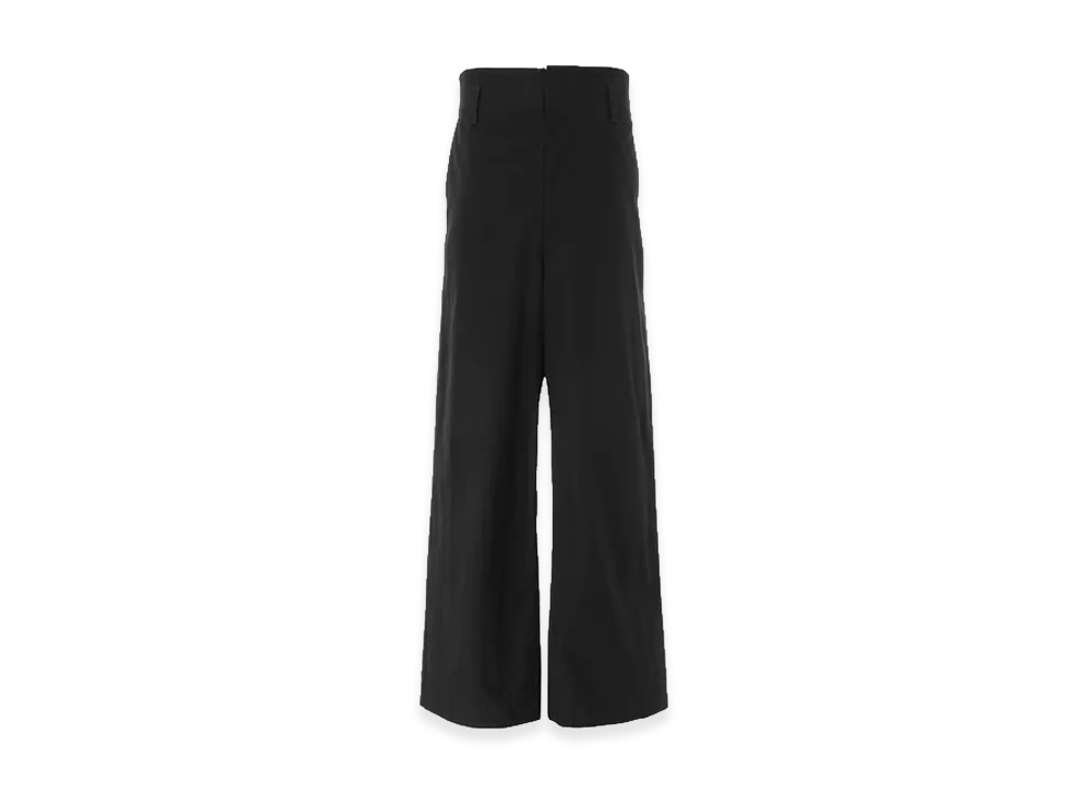 COMME des GARCONS HOMME Garment Dye Cotton Pants "Black"