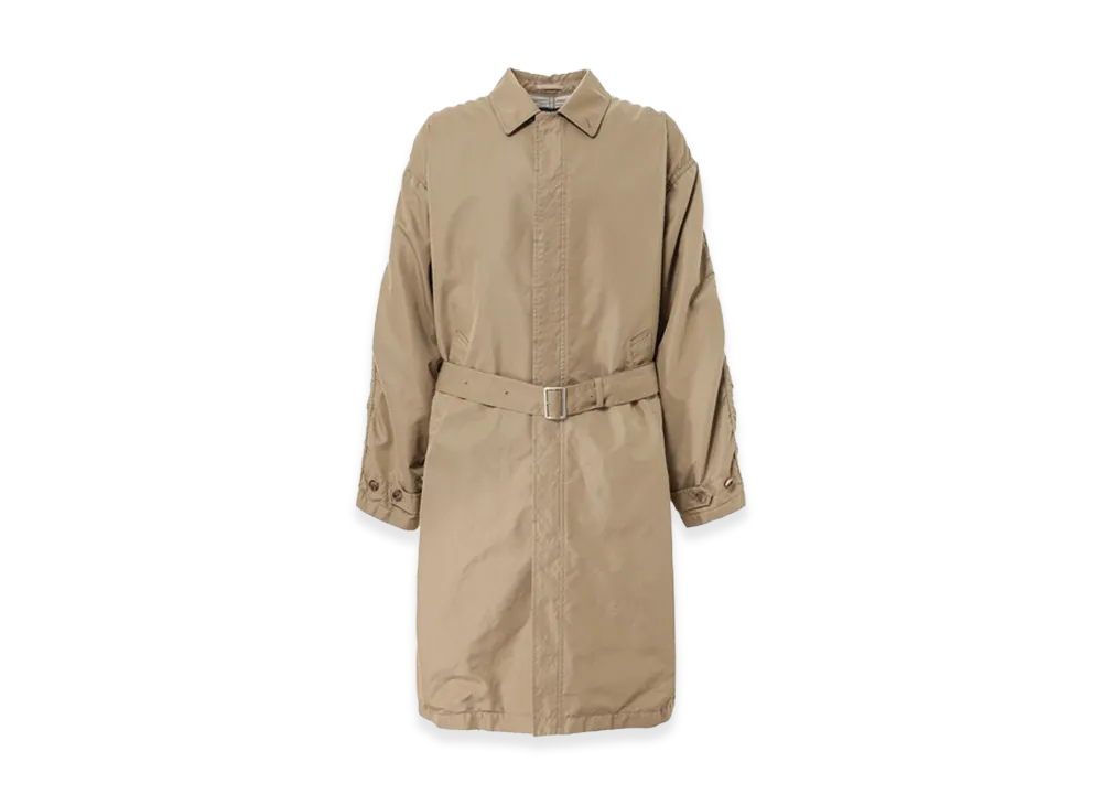 COMME des GARCONS HOMME Cotton Polyester Garbardine Coat "Beige"