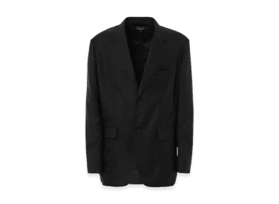 COMME des GARCONS HOMME Wool Garba Puckering Jacket "Black"