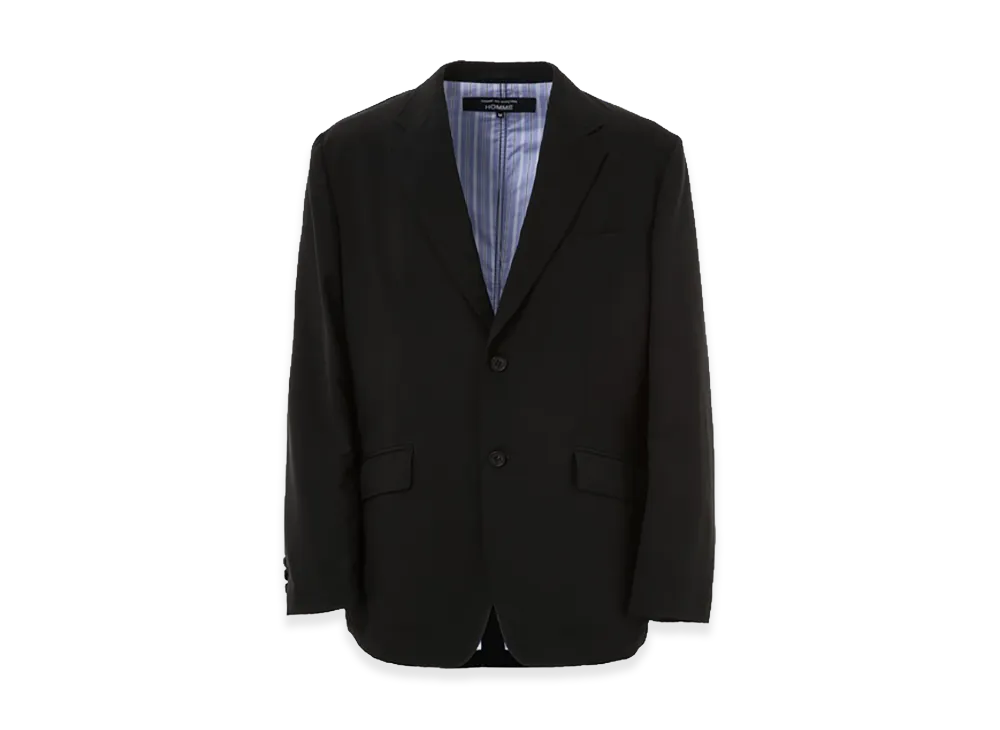 COMME des GARCONS HOMME Wool Poplin Classic Jacket "Black"