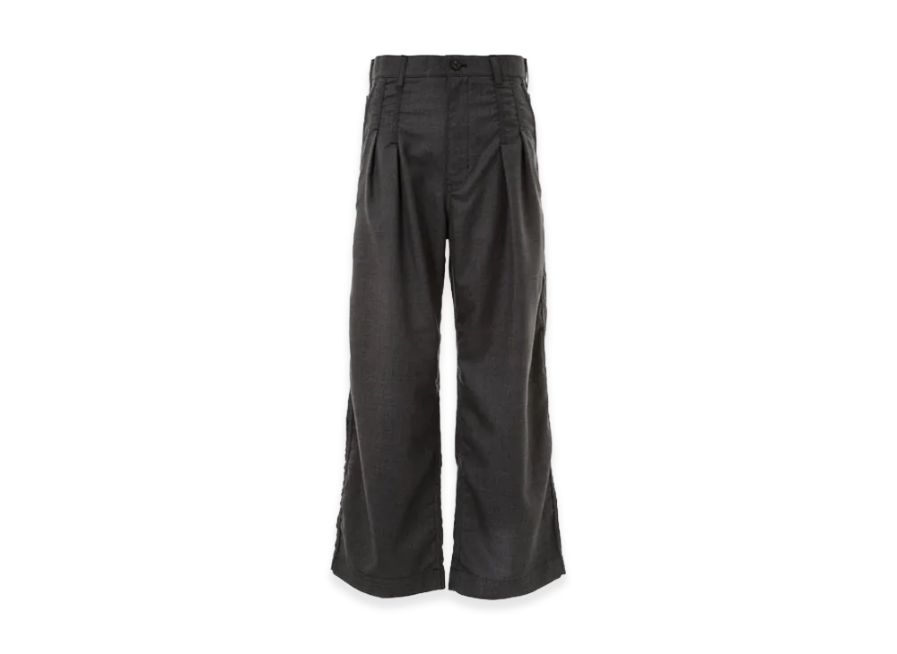 COMME des GARCONS HOMME Wool Garbardine Classic Pants "Charcoal Grey"