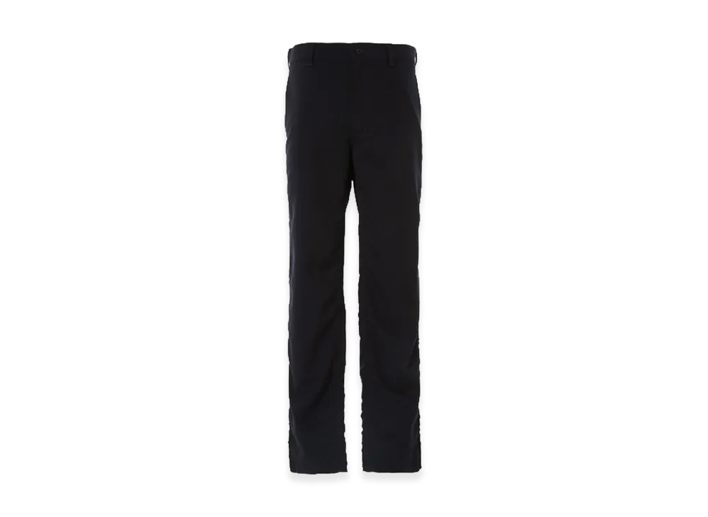 COMME des GARCONS HOMME Wool Poplin Basic Pants "Black"