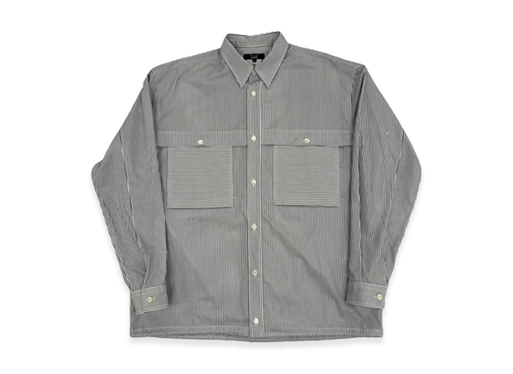 COMME des GARCONS HOMME Cotton Stripe Shirt "White"