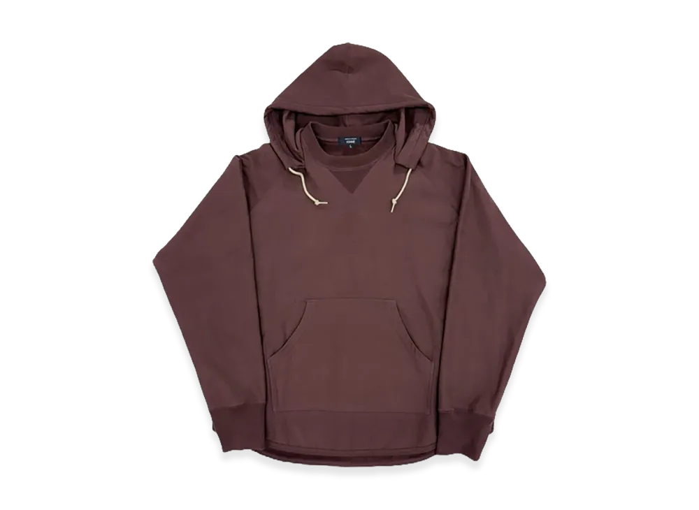 COMME des GARCONS HOMME Cotton Nylon Sweat Foody "Burgundy"