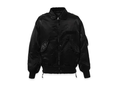 COMME des GARCONS HOMME Cotton Nylon Twill Over Dye Militaly Jacket "Black"