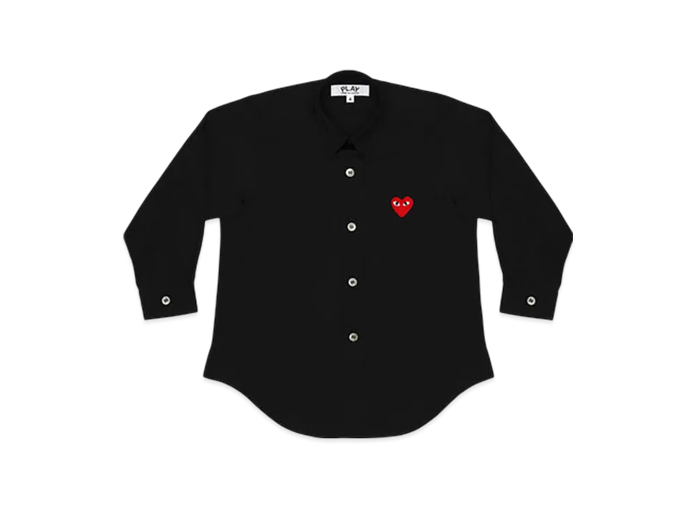 COMME des GARCONS PLAY Kids Shirt "Black"