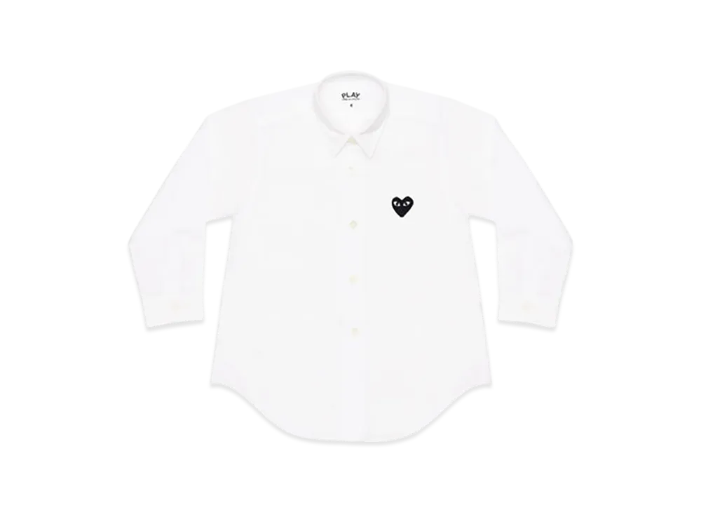 COMME des GARCONS PLAY Kids Shirt "White"