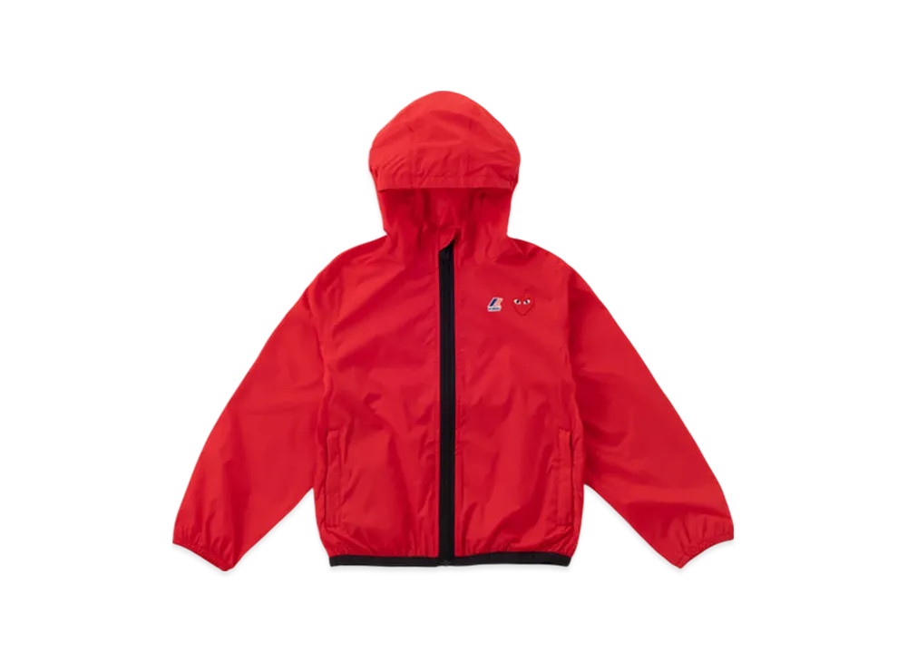 COMME des GARCONS PLAY K-Way Full Zip Kids "Red"