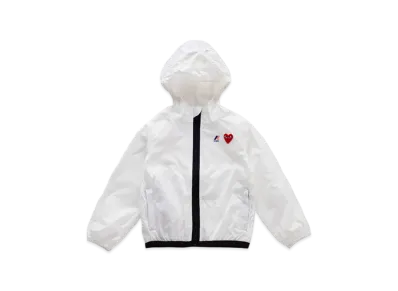 COMME des GARCONS PLAY K-Way Full Zip Kids "White"
