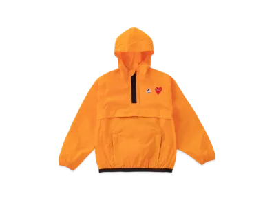 COMME des GARCONS PLAY K-Way Half Zip Kids "Orange"