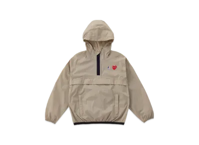 COMME des GARCONS PLAY K-Way Half Zip Kids "Beige"