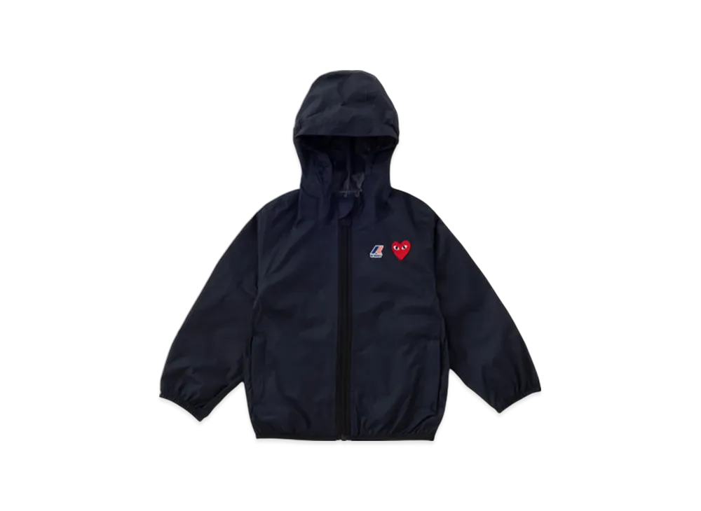 COMME des GARCONS PLAY K-Way Full Zip Kids "Navy"