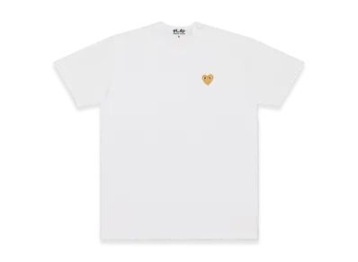 COMME des GARCONS PLAY Gold Heart T-Shirt Ladies "White"