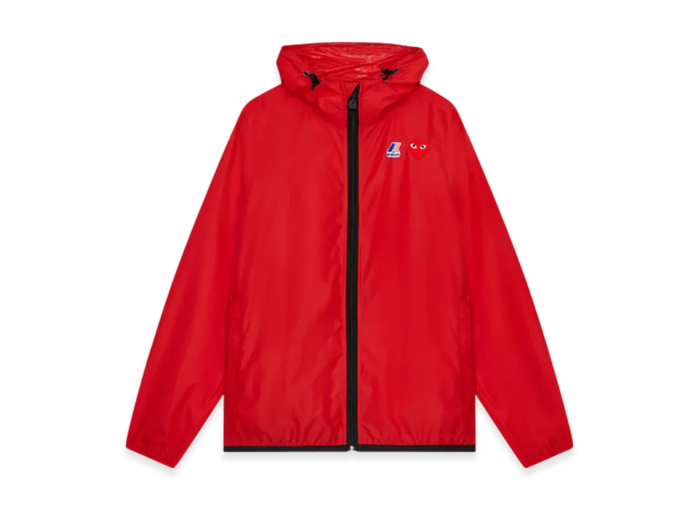 COMME des GARCONS PLAY K-Way Full Zip "Red"