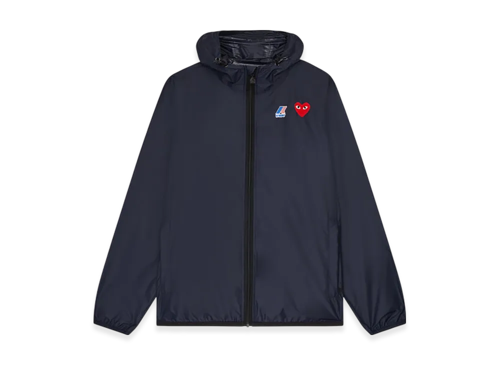 COMME des GARCONS PLAY K-Way Full Zip "Navy"