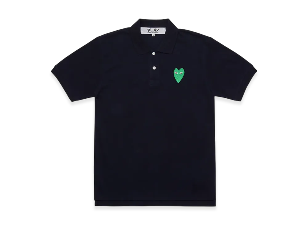 COMME des GARCONS PLAY Unisex Polo "Navy"