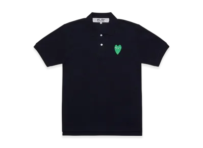 COMME des GARCONS PLAY Unisex Polo "Navy"