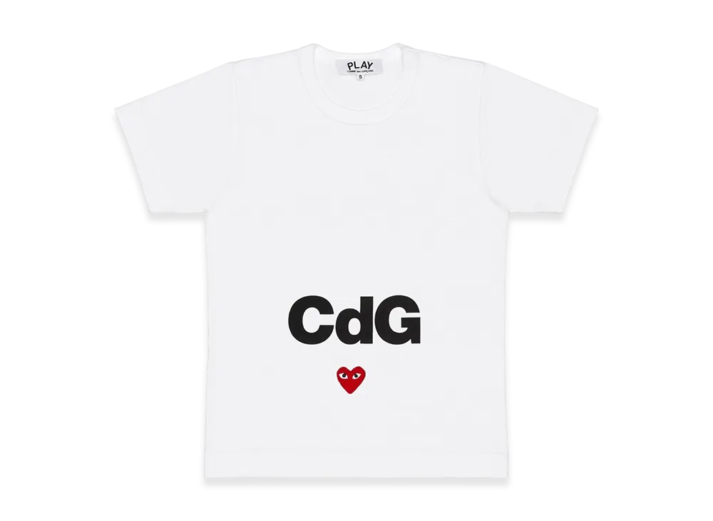 COMME des GARCONS PLAY CDG Play T-Shirt Mens "White"
