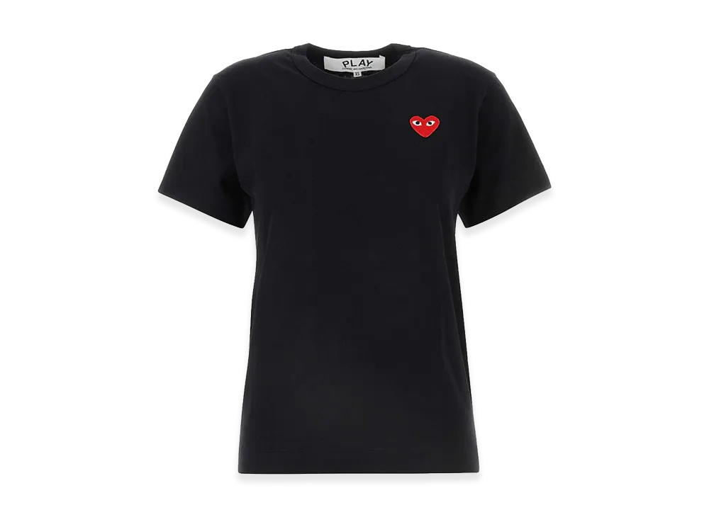 PLAY COMME des GARCONS Women's Cotton T-Shirt "Black"