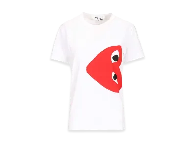 PLAY COMME des GARCONS Cotton T-Shirt "White"