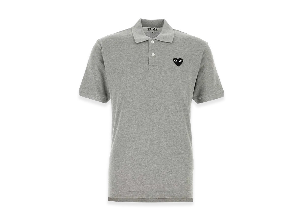 PLAY COMME des GARCONS Piquet Polo Shirt "Gray"