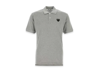 PLAY COMME des GARCONS Piquet Polo Shirt "Gray"