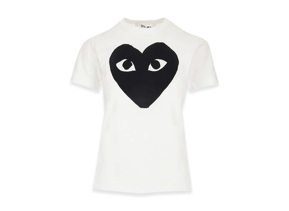 PLAY COMME des GARCONS T-Shirt With Maxi Heart "White"